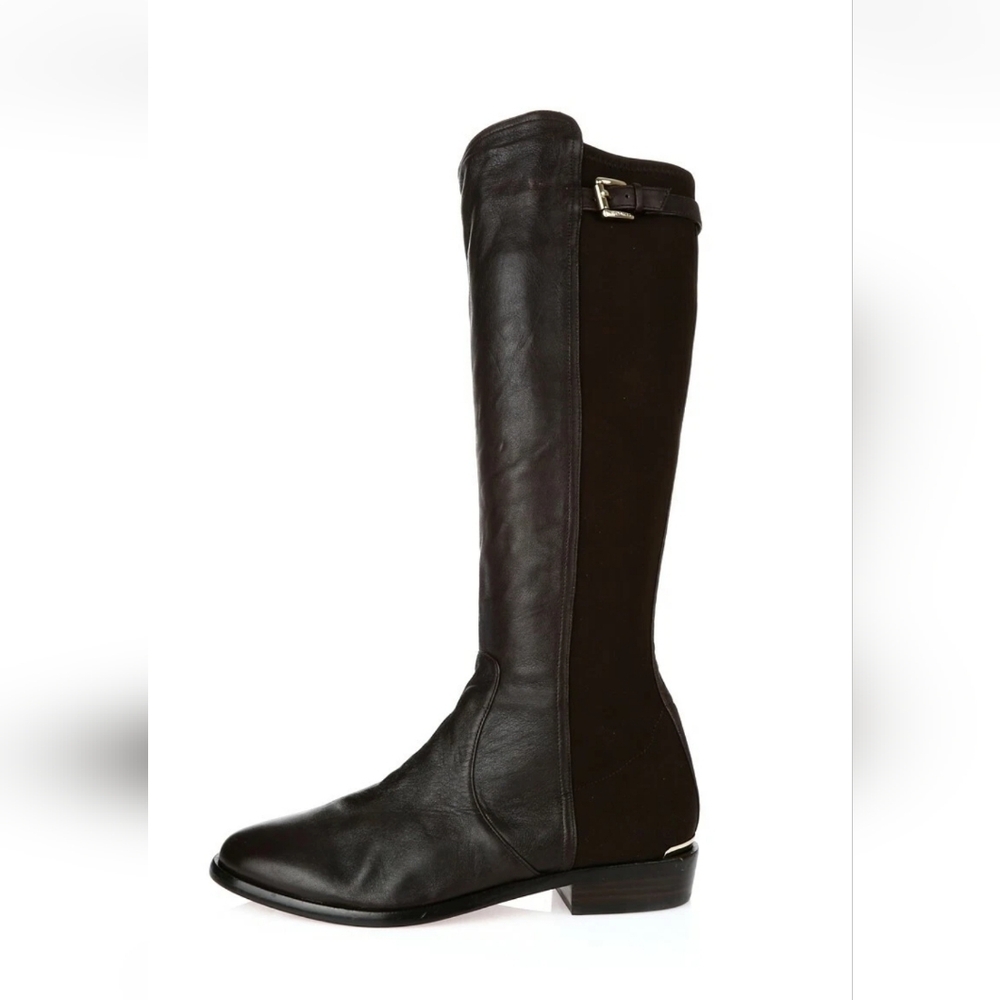 Coach Lilac Boots Q3011 Leather Knee black 5